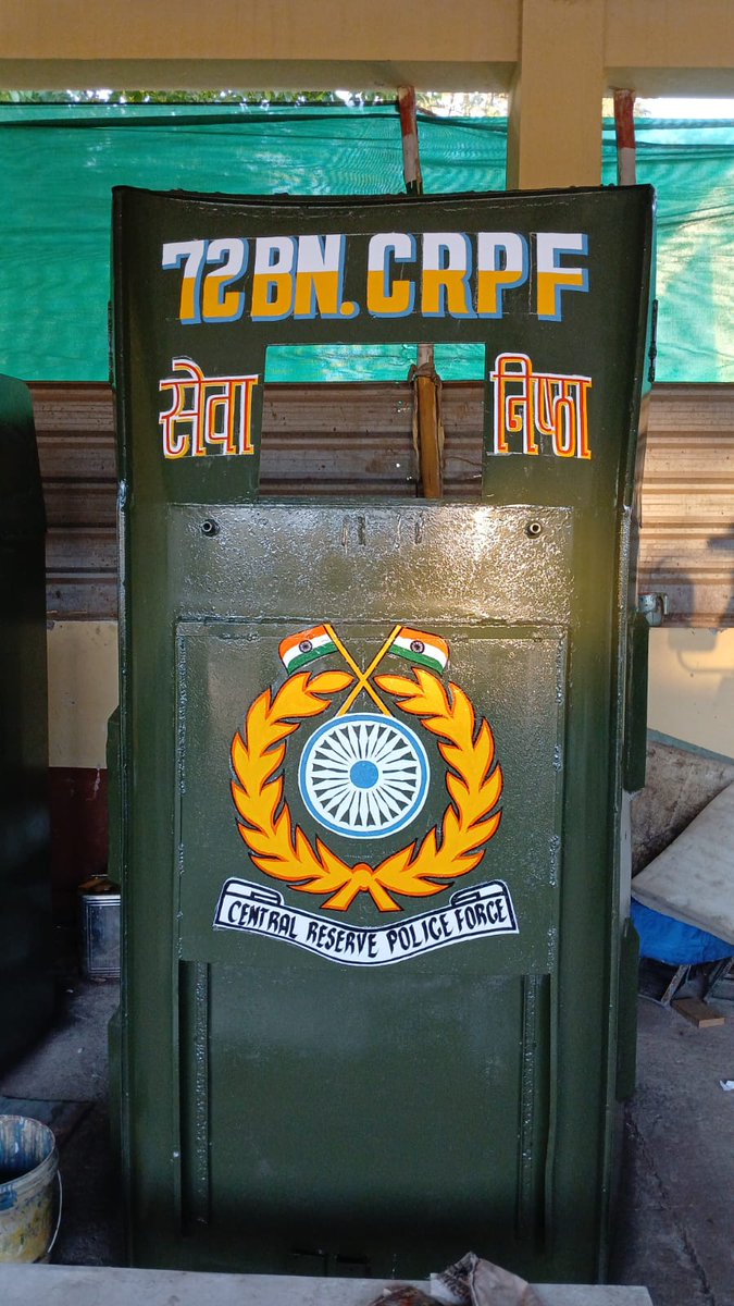 72Crpf's tweet photo. #SHS #SWACHHATAHISEVA
#KABADTOJUGAD
As on 28 Sept 2026 - Left over BP scrap of auctioned vehicles put into reuse by Unit work shop of @72Crpf by making Bulletproof Morchas .
@crpfindia
@HMOIndia
@PIBHomeAffairs
@PMOIndia
@SwachhBharatGov
@swachhbharat
@MoHUA_India
@MoJSD https://t.co/1QEzkd49c3