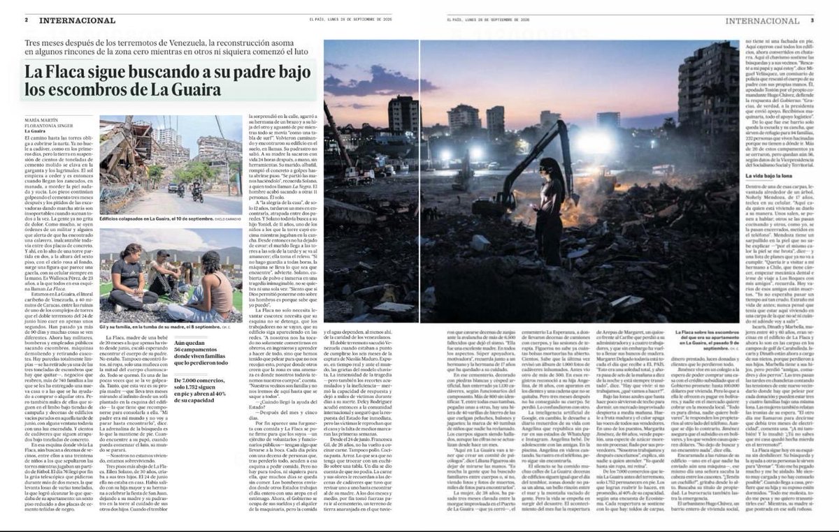 MariaMartinD's tweet photo. La Flaca sigue buscando a su padre bajo los escombros. 💔Estos días terminaron de despejar la última torre y ni el papá, ni los niños estaban ahí. 
🖋️ @fsingerf 
📸 @chelocamachx 
https://t.co/JmBjoLV0nk https://t.co/PfU2p8wx7b