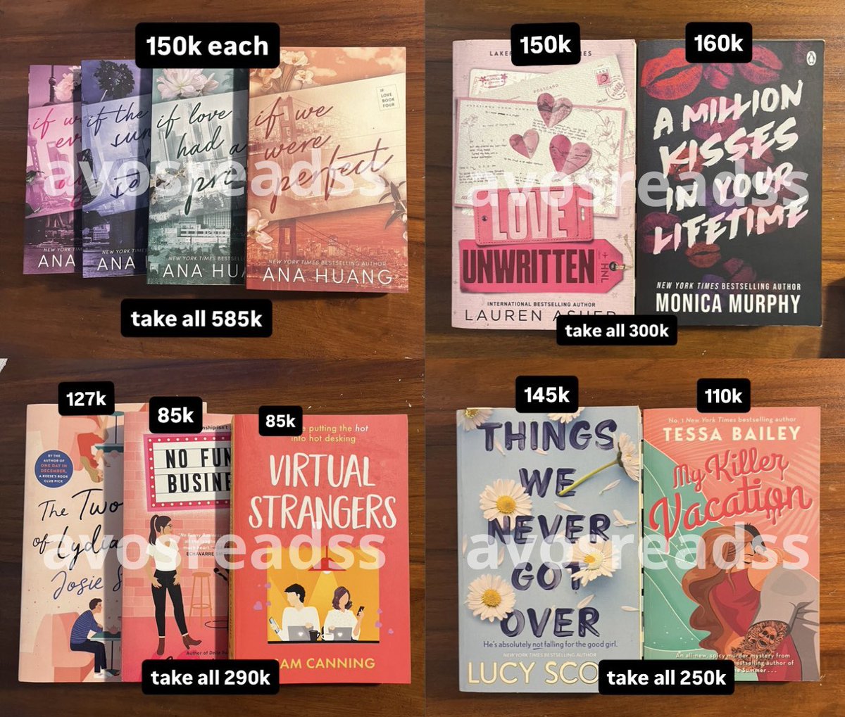 avosreadss's tweet photo. @basebuku wts preloved english books https://t.co/D5PDEZ5TP6