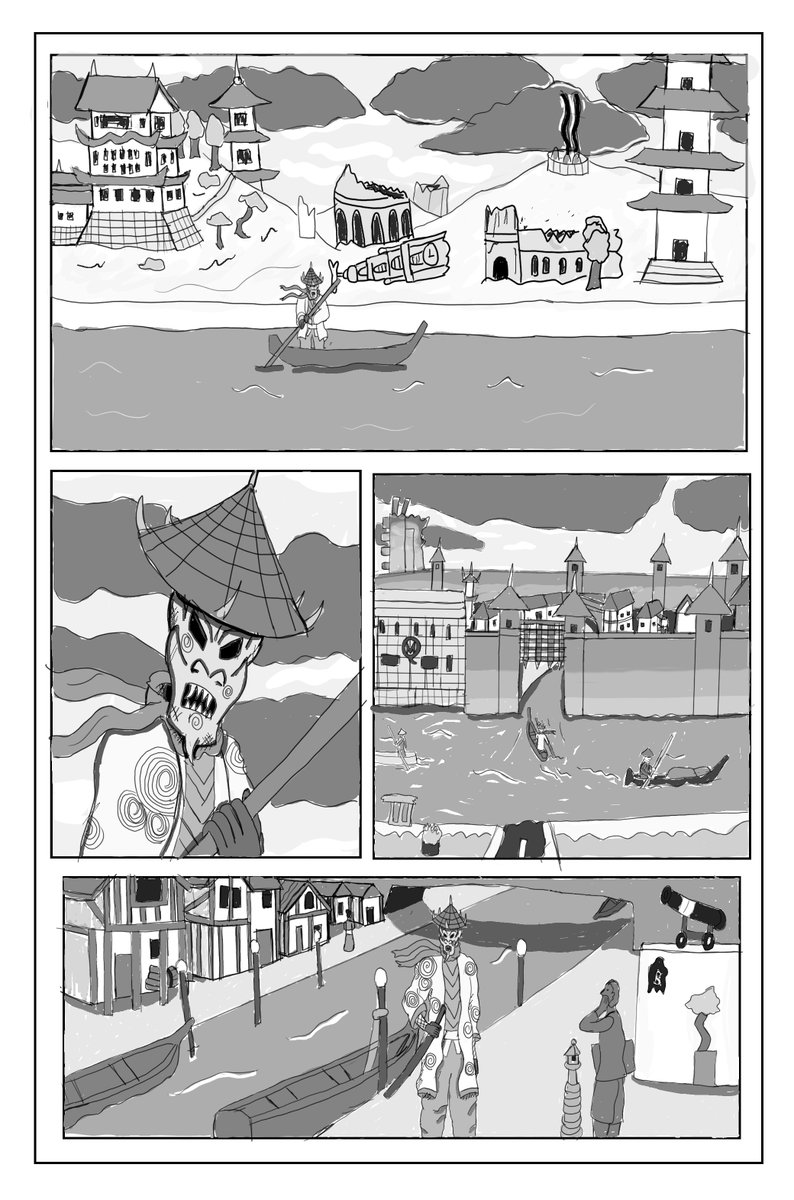 brien_shane's tweet photo. here's Artwork i did for my 4 page story Ronin of Cork i did for last years anthology comic by the cork comic creators, forgot to post it last year. #comicartwork #ronin #corkcity https://t.co/I08apeQjGA