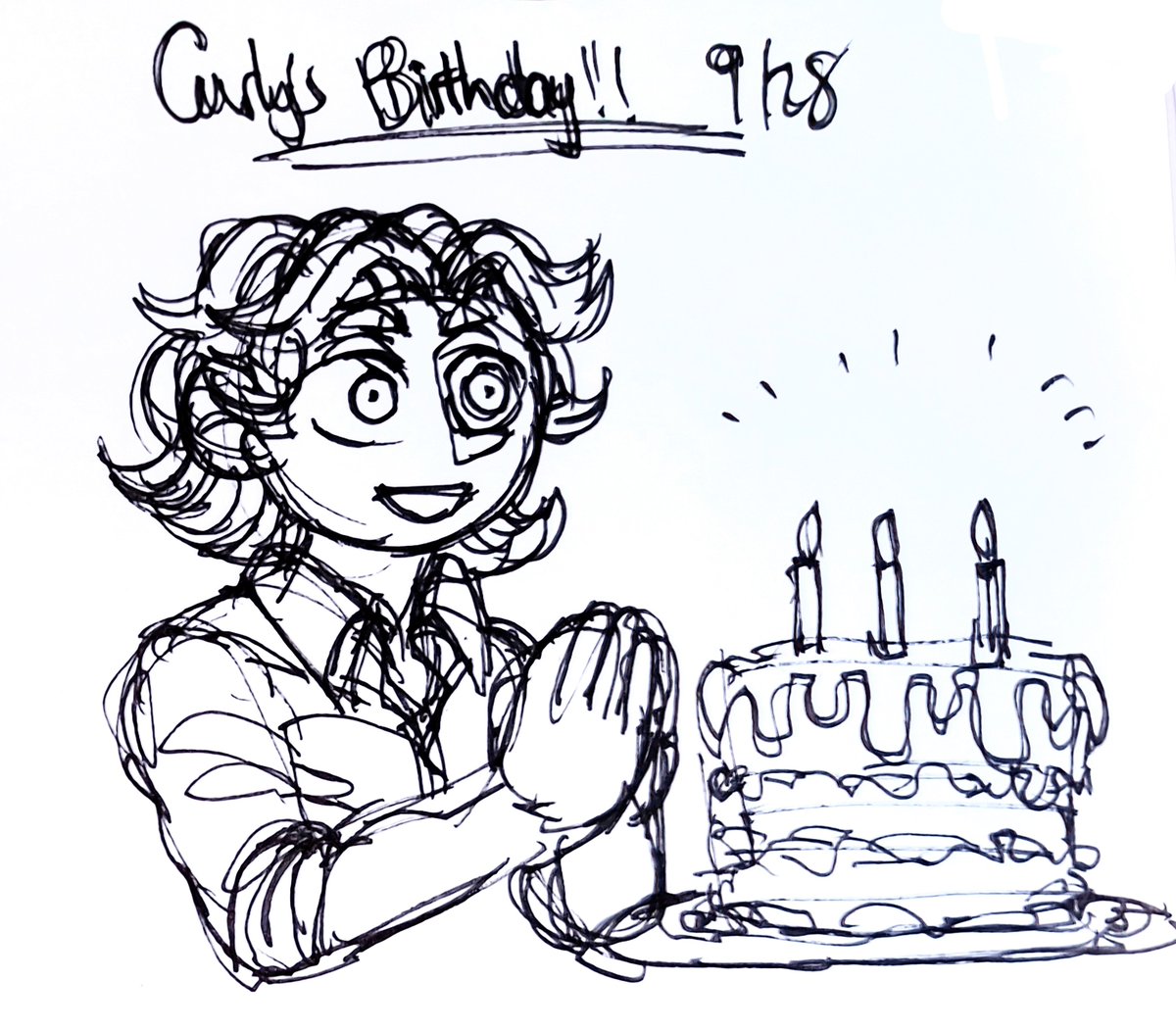 foxinthamoon's tweet photo. Happy Birthday Captain!  #curlyday928 https://t.co/sTNYlvcPF5