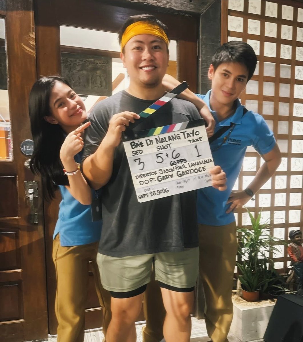KapusoCrave's tweet photo. Dustin Yu and Bianca de Vera have begun filming for 'Ba't 'Di Na Lang Tayo.'

📸: Jason Paul Laxamana https://t.co/uTxnkC1ZL7