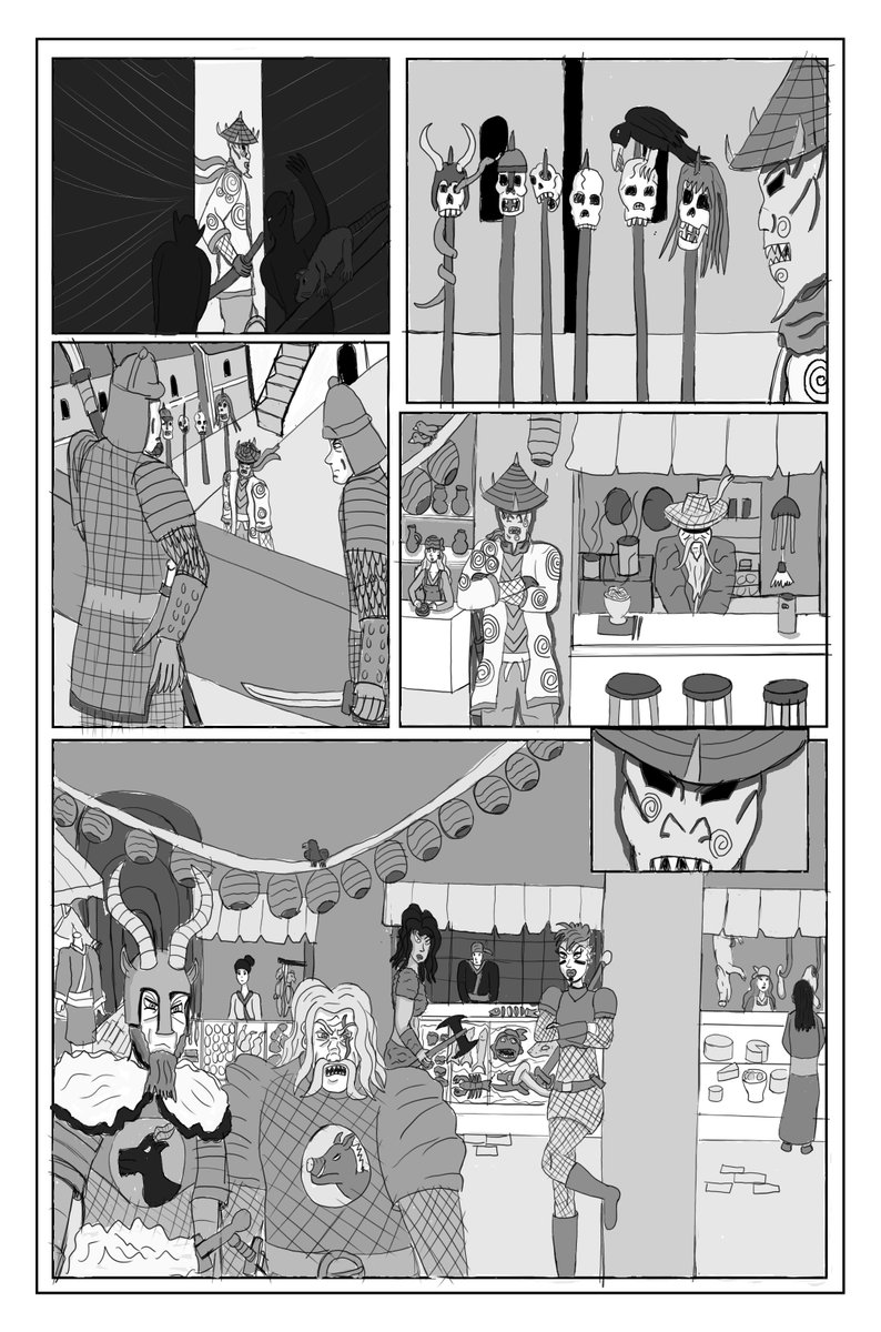 brien_shane's tweet photo. here's Artwork i did for my 4 page story Ronin of Cork i did for last years anthology comic by the cork comic creators, forgot to post it last year. #comicartwork #ronin #corkcity https://t.co/I08apeQjGA