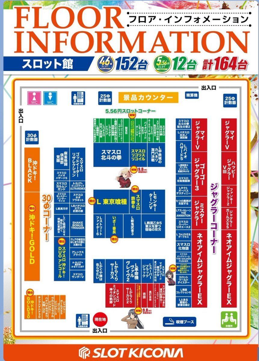 charisma_arm's tweet photo. 9/29【カリスマ注目店・片腕編】
キコーナ日立駅前👑

🎊9月【感謝月】×【感謝日】
🔥月末感謝クライマックス🌈

9月感謝系を追ってきた日立駅前👀
今回直近2回の結果を追う+で
【まだ見せ切っていない場所】
全館から候補を拾っていきたい📝

👑直近注目実績抜粋を整理
🔥東京喰種+大都機種
台数スマスロ機種～バラまで
🔥戦国乙女5+北斗の拳
🔥モンキー+ジャグ各所+沖系
🔥バイオRE3+マギレコ
🔥リコリコ筆頭8～9月導入台
➡️9/23の煙立つポイントは
明日も狙い目一角に📝

これまでを見ると、メイン機種だけで
完結する内容ではなく
少数台～多台数まで幅広く好機アリ🌈
全館に【🉐赤】構築配分も動けば
かなり見えてくる内容も確認⭕️

となれば明日も
最初から機種を絞り過ぎるより👇
㊙️機種単位で強くなるポイント
㊙️横並び・隣接を意識した仕掛け
㊙️スマスロ各所への単品投入
㊙️ジャグ各機種+お馴染み入口島
📝特にジャグは各機種注目月末感謝

この辺を組み合わせながら
店内を広く探す形が良さそう💪
そして今回気になるのが
【8～9月導入組+ここまでの残り目】
感謝月を振り返った時に
まだ目立った見せ場が少ない機種や
強い投下が確認し切れていない場所👀
➡️直近で埋もれていた箇所
➡️まだ主役になっていない箇所
ここをデータから逆算するのも⭕
📝データ遡れるので9/13～の
感謝日や週末中心に配分配置参考に🌈

更に単品散布注目域は長期追跡中の
👑【1台機種】
👑【入口列】
過去に対象となった実績注力域📝
導線的にも納得の狙い目島🌈

🌈茨城3兄弟キコーナの感謝日は
配分配置的には恒例内容が狙い目
📝機種系や3並び散布系が投下期待
📝単品はランダムに散らして広域好機
📝平日から稼働ある機種優先
㊙️この辺は各店舗共通認識🌈

グランキコーナひたちなか👑
キコーナ水戸駅南👑
こちらも揃って
今月恒例【感謝】×【感謝】推奨日🎊
茨城エリアまとめて注目です👀🔥