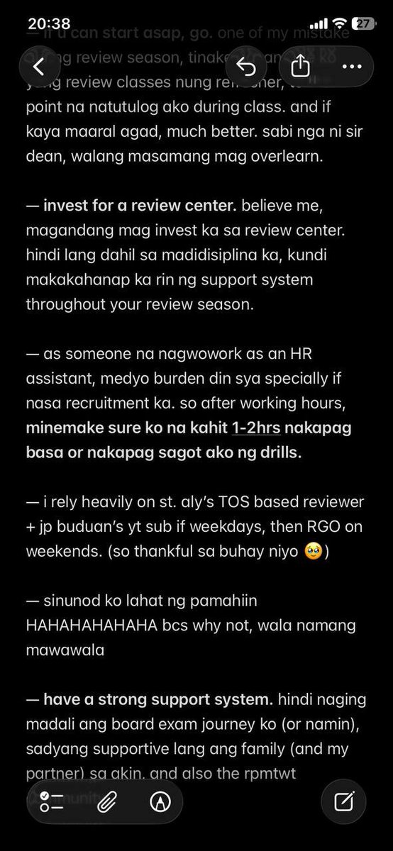 polayrpm's tweet photo. for #rpm2027, please take time to read this. i am happy and glad to share my board exam experiences. goodluck! #rpmtwt https://t.co/zVwDdY6Yr7