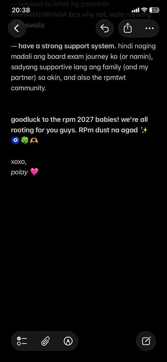 polayrpm's tweet photo. for #rpm2027, please take time to read this. i am happy and glad to share my board exam experiences. goodluck! #rpmtwt https://t.co/zVwDdY6Yr7