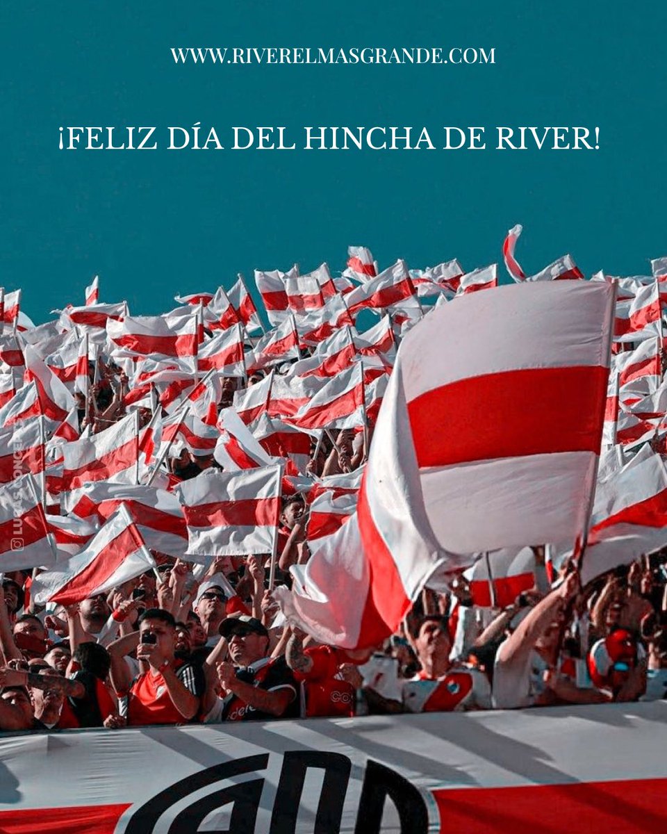 RiverRMG's tweet photo. Mientras viva tu bandera la izaremos con honor.

¡Feliz Día Internacional del Hincha de River! 🤍❤️🤍 https://t.co/l2atLWcuDx