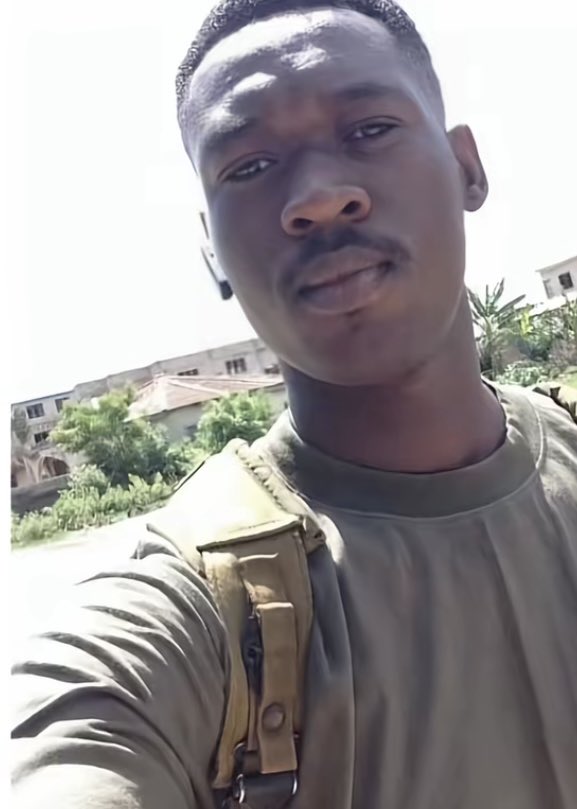 askghmedia's tweet photo. Circle phone dealer Nana Yaw Kyere, popularly known as Terry or Dinero, was lured to the residence of fake soldier Philip Tefe at Teshie Agbleza by Sarah Osei Adams, where he was hit with a metallic object and left in a room to die before his body was conveyed in suspect Josiah Obodai’s father’s Kia Morning, dumped in a bush near the Accra–Tema Motorway and set ablaze, Ghana Police Service has confirmed.

Suspects Philip Dzifa Kofi Tefe, Sarah Osei Adams and Josiah Obodai have been arrested. Obodai is being investigated in connection with the disposal of the body, while his father’s Kia Morning, believed to have been used to convey Terry’s body, has been impounded. Sunday Omeje has also been detained after buying Terry’s iPhone 12 from fake soldier Philip Tefe for GH¢100.
