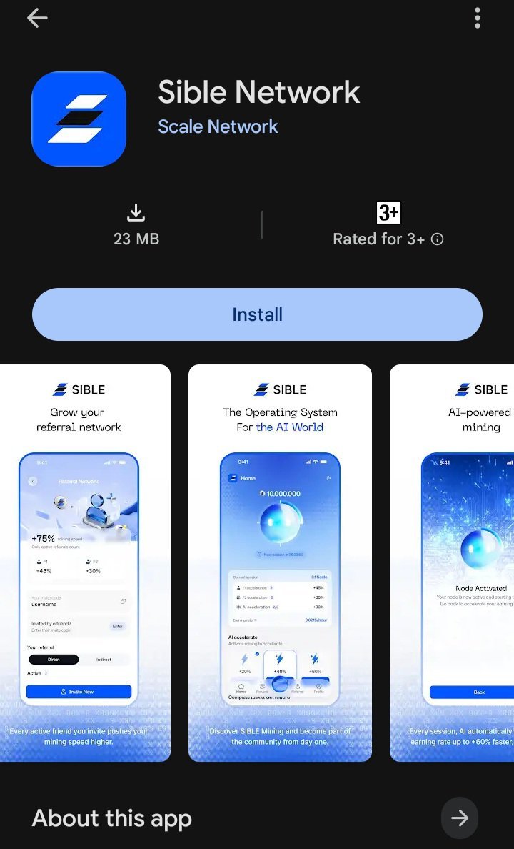 RealCrypta's tweet photo. 🚀 SIBLE NETWORK Android App is officially available on Google Play! 🎉

📲 Download Sible App:👇 

https://t.co/pIGrmuwvih

🔘 Refer Code:- degnu70_7086

🔻Don't Forget to Enter referal code (degnu70_7086 ) to get bonus

#SibleNetwork #sible https://t.co/MwShItL9R3