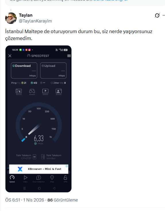 Ens_Yldrm02's tweet photo. @TaylanKarayim @ozgurrs1981 senin adresini bulmak için alim olmaya gerek yok bir insanın beyni maksimum seninki kadar çalışsa bunu bulabilir zaten https://t.co/sMcdWp4Fhq