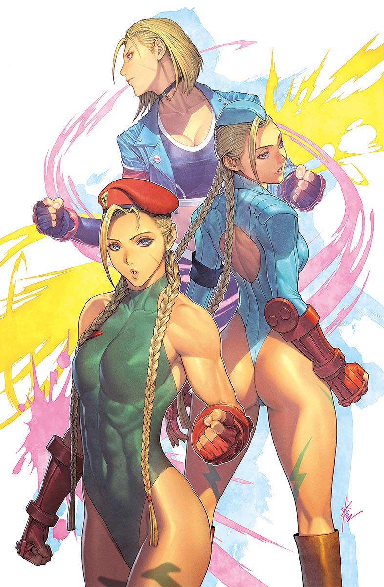 homare_works's tweet photo. アメコミ宣伝失礼します。   
「Street Fighter Ⅱ」のカバーでキャミィを描かせてもらいました。
この商品は10月8日～11日に開催されるニューヨークコミコンで販売されます。   
ブースは3623です。   
お見逃しなく！ https://t.co/IDViVRCtr3