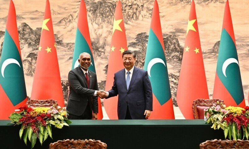 ryancarter5n's tweet photo. The Muizzu govt is trading sovereignty for short-term #Chinese loans by supporting the Global Development Initiative (GDI). Tilting closer to China will deteriorate ties with India while walking straight into a high-risk debt trap. #Maldives needs pragmatic leadership. @BondeM4 https://t.co/NCECYFrWtc