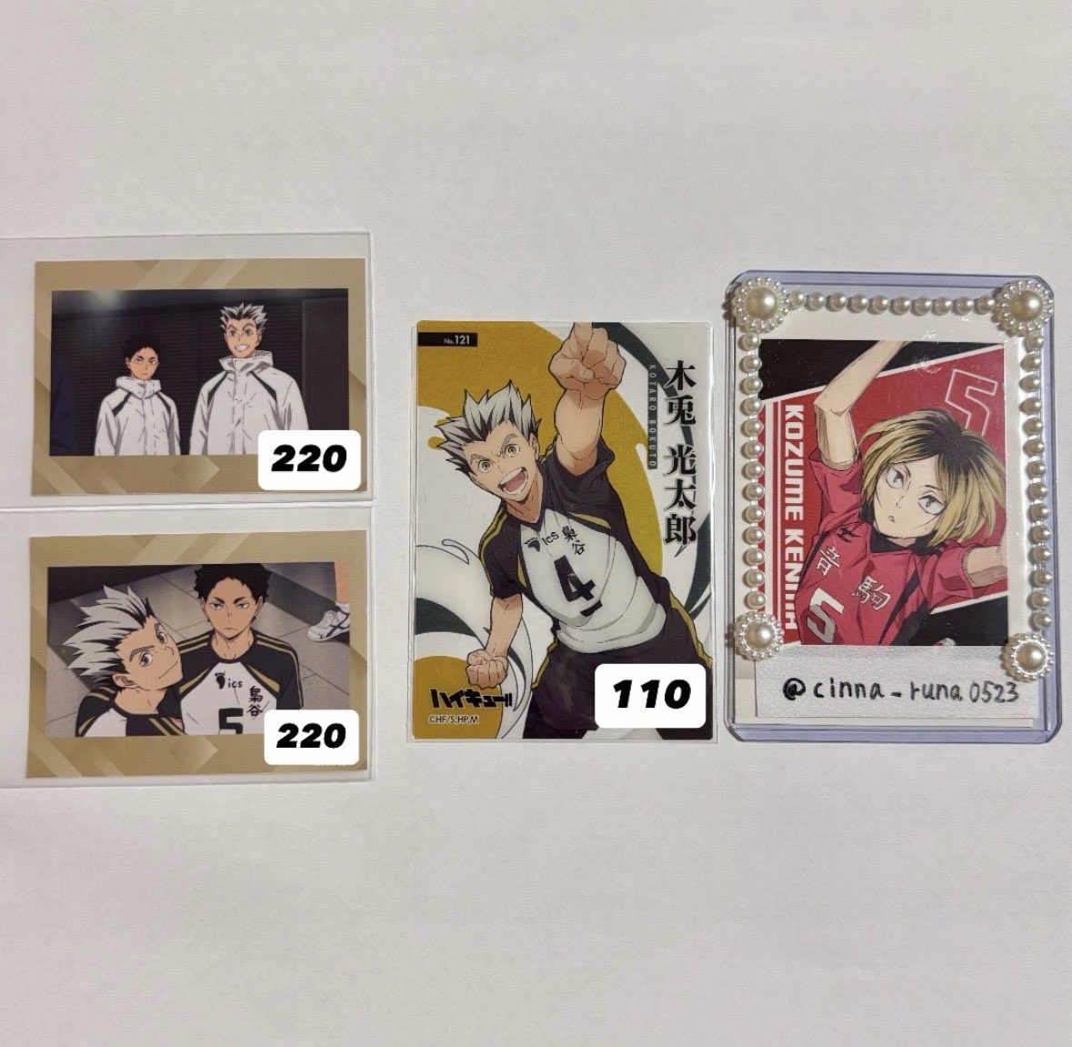 cinna_runa0523's tweet photo. @ryu1ka_6 初めまして、こんばんは。
検索より失礼致します。
当方画像のお品物を所持しております。
記載の金額+送料にてお迎え可能なものはございますでしょうか？（👑は抱き合わせあり）
ご検討の程よろしくお願い致します🙇‍♀️ https://t.co/tHJskLGhV4