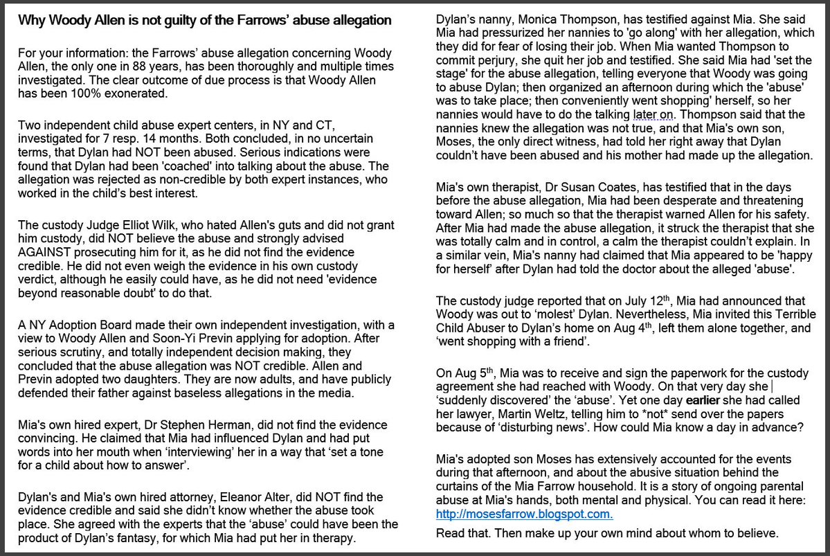 boutje1982's tweet photo. @Mayanrocket Because:

1. he has never committed a crime.

2. he has committed a terrible crime, but FOUR extremely thorough judicial investigations found ZERO evidence; the 'victim's' attorney did not believe it; her hired expert did not believe it; and the only witness did not believe it. https://t.co/5KEDAKuBXa