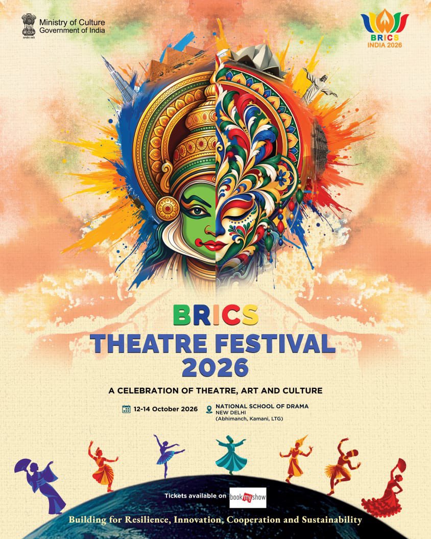 KKMtweet's tweet photo. BRICS Theatre Festival 🎭 
12–14 October 2026 
#NewsYouCanUse https://t.co/d68ob1l5rM