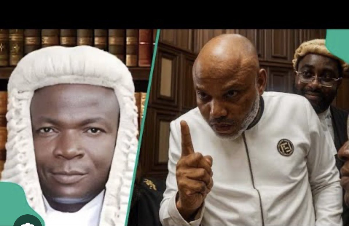 BeautyGina4's tweet photo. James Omotosho you jailed MNK under a nonexistent law but you saw the current law and you rescued yourself???? 

I believe that MNK has cursed you and that's final 🙅🏽‍♀️

Justice James Omotosho of the Federal High Court in Abuja recused himself from the ₦10 billion money laundering trial of Ali Bello and Dauda Sulaiman.