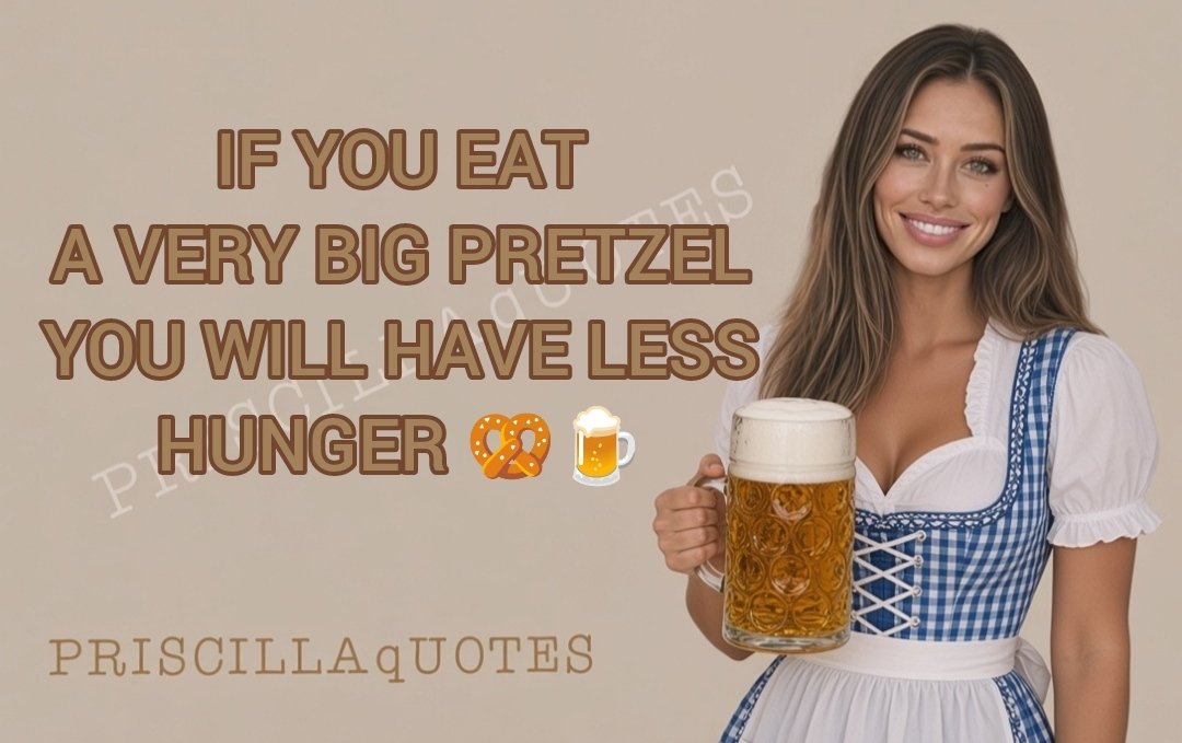 _priscilla_q_'s tweet photo. Se mangi un pretzel molto grande, avrai meno fame 🥨🍺
Wenn du eine sehr große Brezel isst, wirst du weniger Hunger haben 🥨🍺
#Oktoberfest https://t.co/NiysHxh0ix