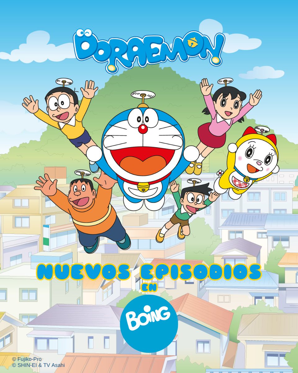 doraemon_es_'s tweet photo. ¡Hoy estreno de nuevos episodios! A las 20:30h en Boing 🥳

Hasta el 19 de noviembre, un nuevo episodio cada día de lunes a jueves 💫 https://t.co/Nb9k5qHiIG