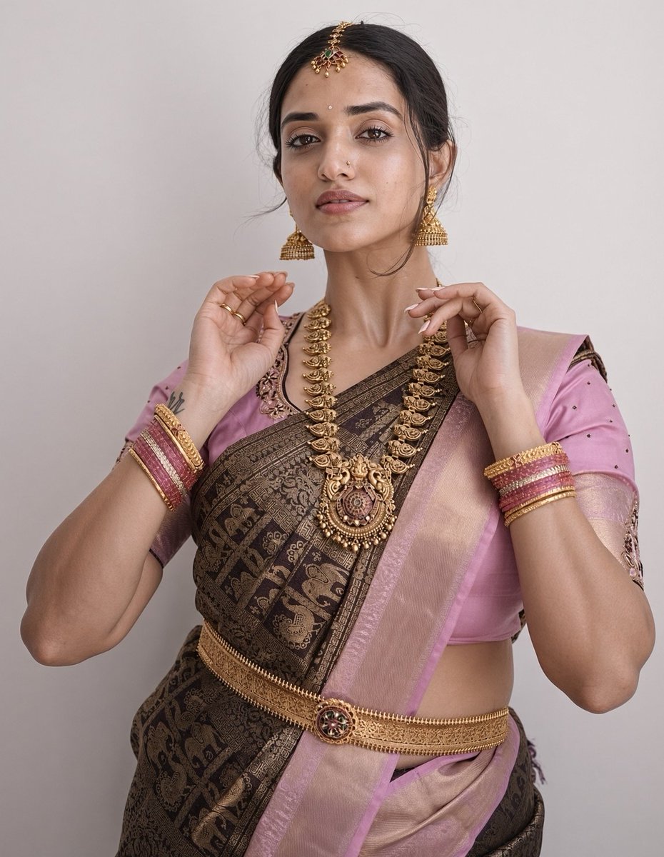 akashvibes's tweet photo. Good Evening Friends 😊 
Grace in every fold ✨ 
Gold that doesn’t shout. Some faces don’t just wear a saree — they complete it.
Shreya Vishakant making heritage look effortless 🔥 
#ShreyaVishakant ♥️ https://t.co/Ltt21EplhY