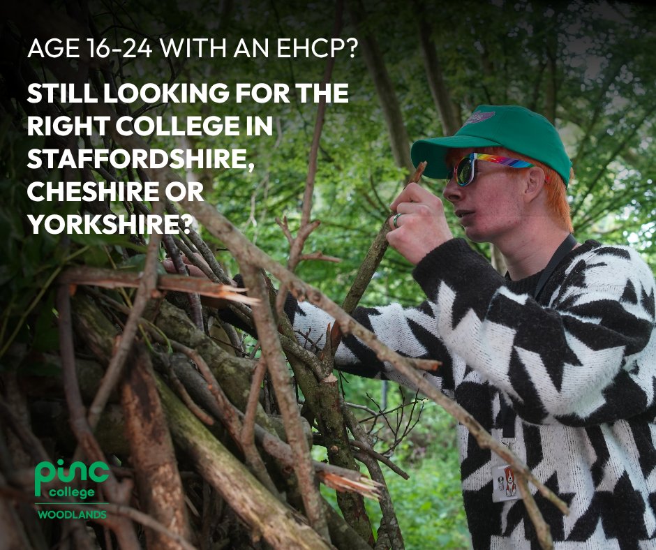 PincWoodlands's tweet photo. October spaces still available! 🌳

For some young people, finding the right college place takes a little longer. We’re still enrolling across our three specialist campuses. 

Get in touch to find out more or arrange a visit: connect@pincwoodlands.co.uk 

#specialistcollege #SEND https://t.co/glPmRDesOb