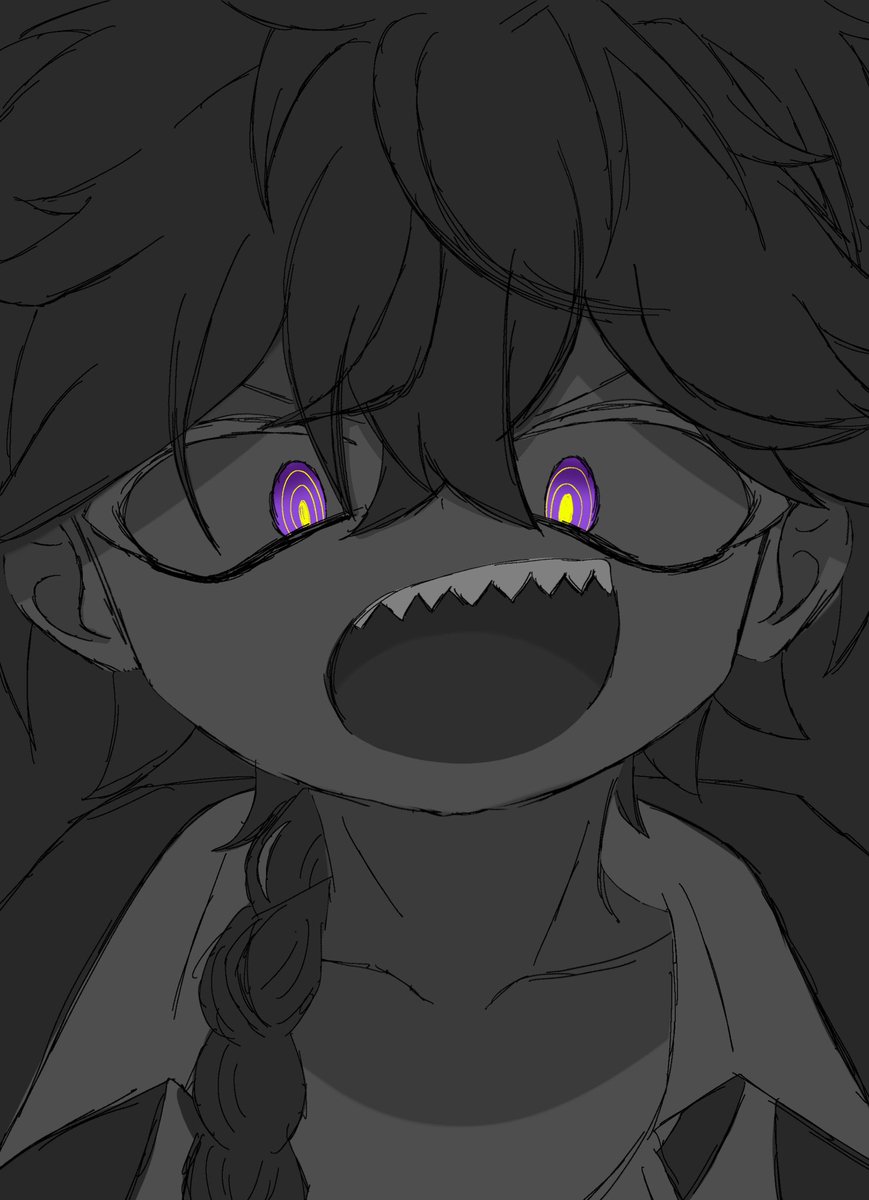 Rockroro_'s tweet photo. 手も描く予定だったが飽きた
 #此方ぁと  #びじ絵 https://t.co/EUFtpZDG8D
