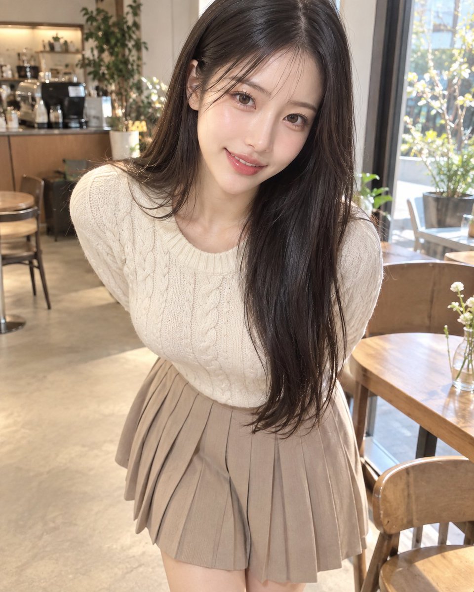 ax__axis's tweet photo. 同じポーズで、服だけ変えてみた👗 どのわたしが好き?番号で教えてね #AI美女 #AIart https://t.co/YbM3aFhk0k