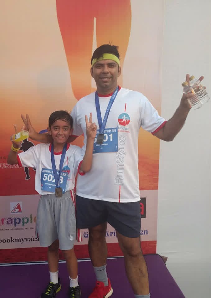 drrajiv_run's tweet photo. On Sunday, my son and I completed 10K together—among the last to finish. 🏅

At 98 kg, I wasn’t sure I could do it. We walked, ran, and kept moving. I told him he could go ahead. He said, “We’ll finish together.” ❤️

Best result of the run.

#10KRun #WalkRun #LifeLessons https://t.co/GJRHYZDODj