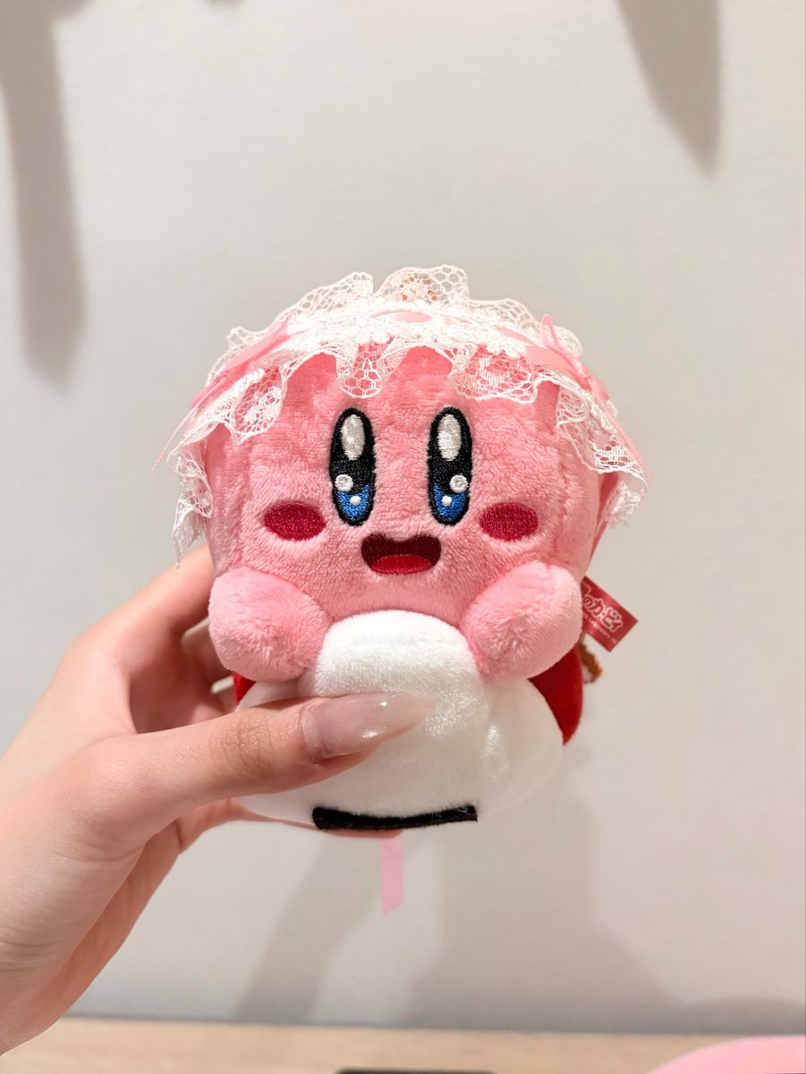 sara_swdp's tweet photo. めろっぷのみんなへ🩷

セリアに売ってるお人形さん用のヘドレをカービィにつけてみてください!!

さらぴになります☝🏻 https://t.co/useDoTx8jW