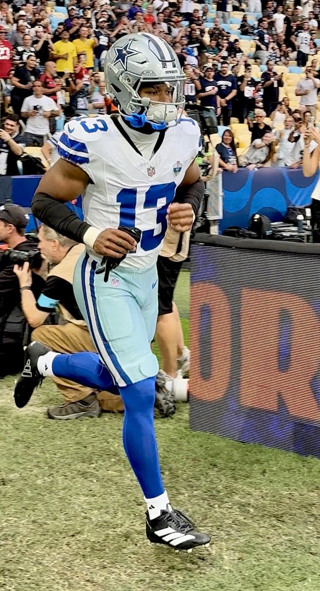 jonmachota's tweet photo. Cowboys rookie DB Caleb Downs when asked about the Lamar Jackson throw to Zay Flowers to set up the Ravens’ game-winning field goal: “He had a 25-, 26-yard dig and caught the ball. That’s what it is.”

Downs on the defense’s play overall: “I think we did a lot of good things, but we also have a lot of things to clean up. So, that’s the way that we’re always going to look at it in terms of improvement and in terms of trying to get better. So, yeah, more to clean up.”

Downs on the field in Rio: “I wore seven stud (cleats). At the beginning of the game, it was good. But at the end of the game, it was pretty much just dirt out there. I can’t make excuses about it. Still got to go out and do our jobs.”
