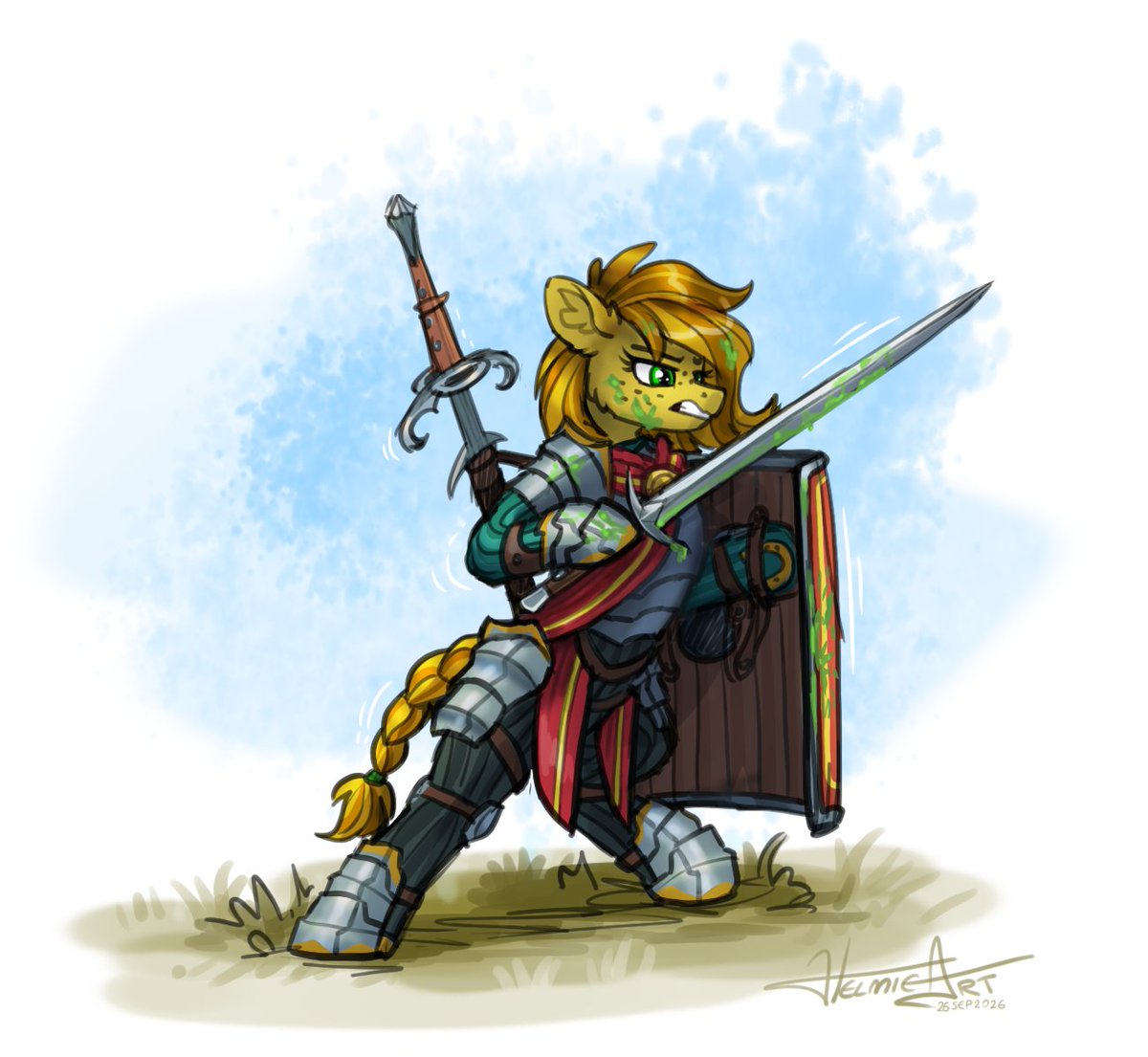 Helmie_Art's tweet photo. Mare ready for combat! ⚔️
Sketchie for @Ironbuster_TM https://t.co/iA3pHmHfzS
