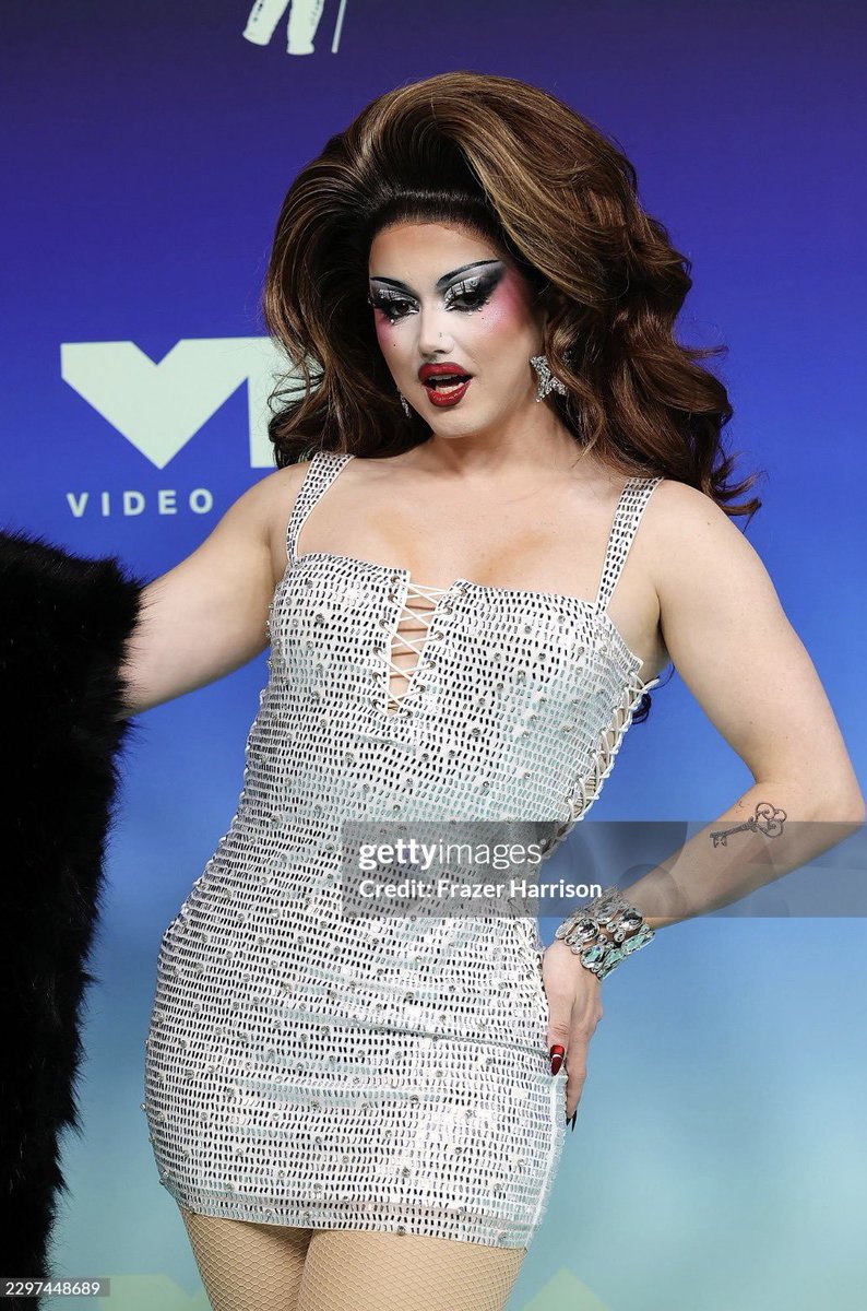 DragRace131's tweet photo. Myki Meeks looks dazzling for the 2026 MTV Video Music Awards (VMAs) in Los Angeles, California. #Dragrace https://t.co/8WXYamEYQG