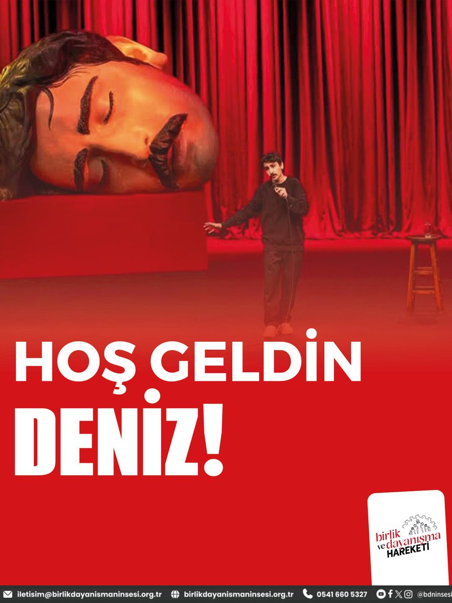 bdninsesi2's tweet photo. Hoş Geldin Deniz! 

Gerçekleştirdiği gösterinin ardından iktidarın ve yandaşların hedef göstermesi sonucunda 88 gündür hukuksuz bir biçimde tutuklu bulunan Deniz Göktaş hakkında tahliye kararı verildi.

Gericiliğin, zorbalığın ve karanlığın karşısında hep birlikte durmaya devam edeceğiz. AKP’nin kurmak istediği zorbalık düzenine geçit vermeyecek, memleket ve geleceğimiz için mücadeleyi yükselteceğiz!