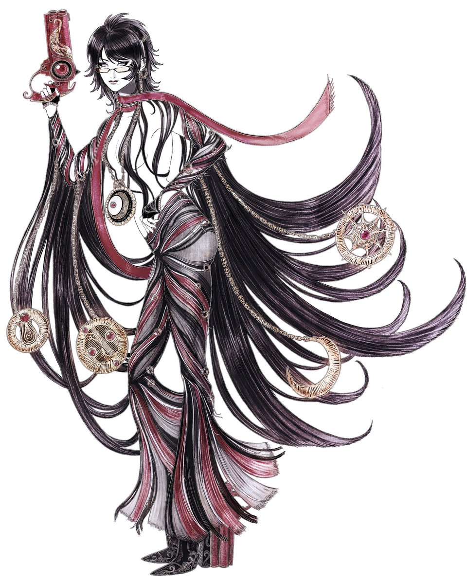 serinigalini's tweet photo. Glam rock inspired Bayonetta https://t.co/7wkDCpNLfT