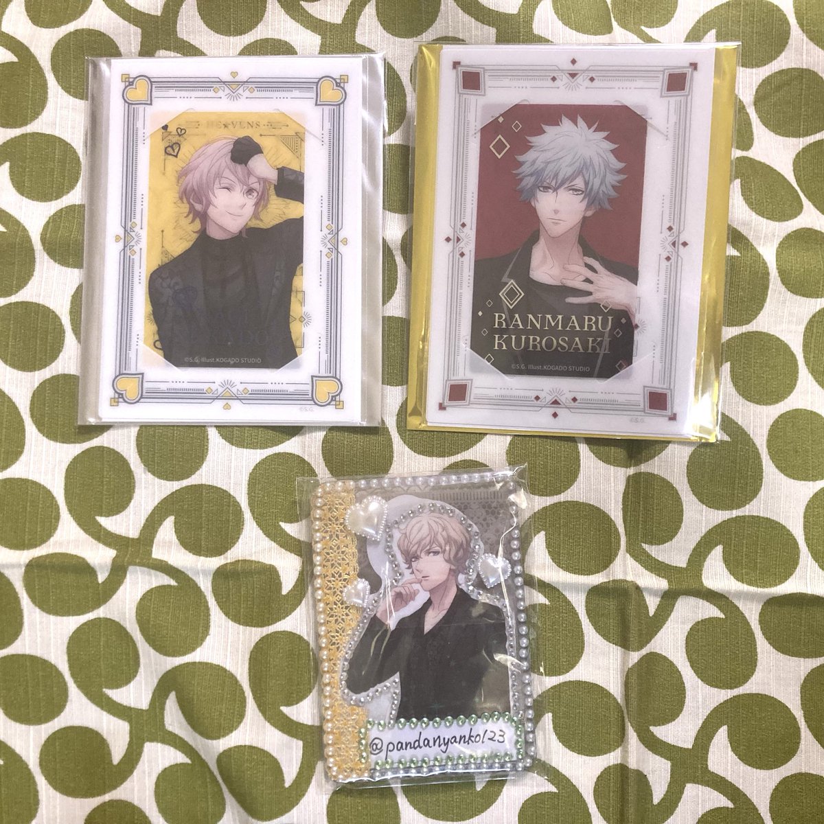 pandanyanko123's tweet photo. 【交換希望】
うたプリ ビジュカ ビジュアルカード
Dramatic 365 days Ver. SHINING RAGING

譲：
蘭丸 ナギ

求：
セシル シオン(各1)

2枚まとめてのみ
都内手渡し(日程要相談)/郵送
検索からもお気軽にどうぞ https://t.co/3JDTZdgyjq