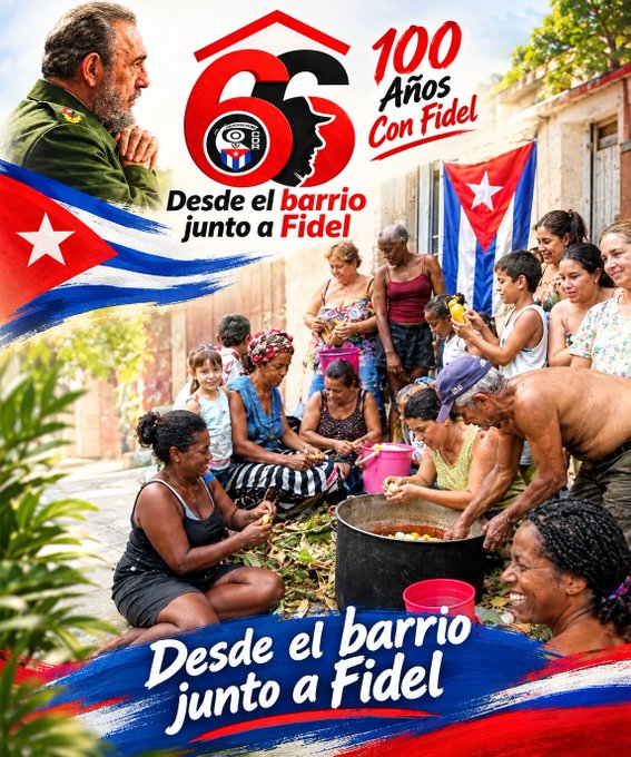 mambisa25's tweet photo. Felicitaciones a los #CDR de toda Cuba 🇨🇺 y en especial de #SantiagoDeCuba @DiazCanelB  @DrRobertoMOjeda https://t.co/UzHKwOkPRH