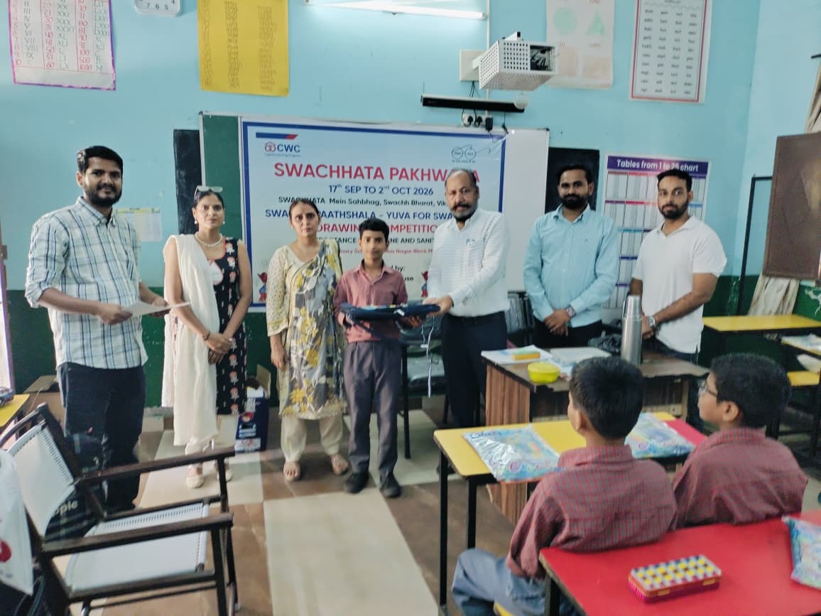 cwcrochandigarh's tweet photo. As part of the Swachhata Pakhwada Campaign 6.0, CW Moga-II organized a Drawing Competition at Government Primary School, Ramdas Nagar, Block Moga-II.

#SwachhataPakhwada6 #SwachhataPakhwada #SwachhataHiSeva #SwachhBharat #CleanIndia #CWC #MogaII #DrawingCompetition https://t.co/PXiTHMapG8