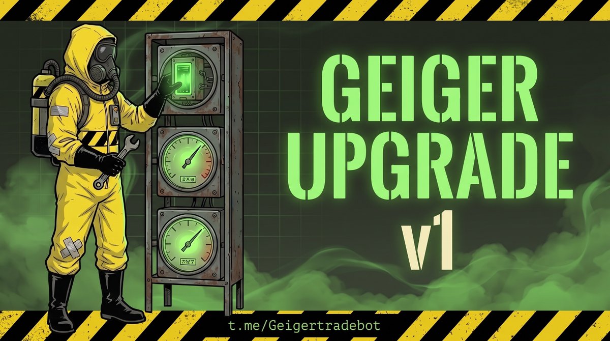 geigerbot_'s tweet photo. Geiger Upgrade v1 is now live.

Early users stay locked in at v0 prices for Young Lane, Geiger Bunker, and Auto slots.

We've also upgraded Geiger's infrastructure a lot and added a new "Ranges" config in settings to help you maximize profits while auto trading. https://t.co/7CJ5cBDyze