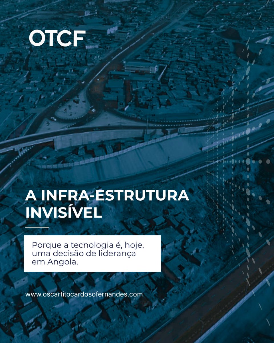 oscartcf's tweet photo. Estradas, pontes e barragens continuam essenciais. Mas o próximo ciclo de Angola depende também de uma infra-estrutura invisível: sistemas, dados, segurança e capital humano.

A tecnologia é, hoje, uma decisão de liderança.

Leitura completa: https://t.co/76B3lJSRjA https://t.co/lVSEg6bBbf