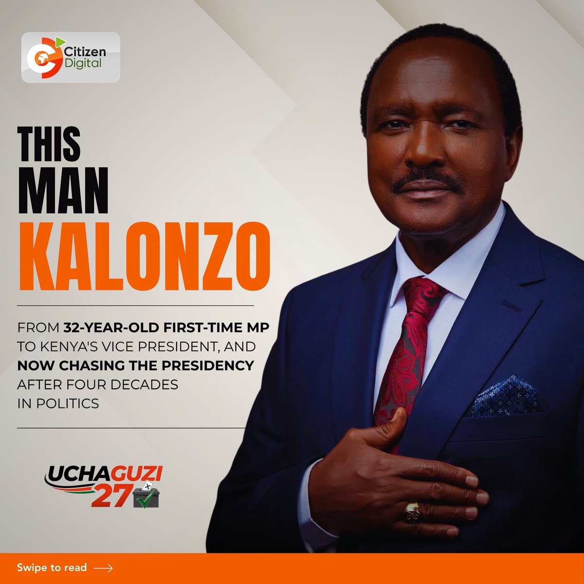 citizentvkenya's tweet photo. This man Kalonzo

From 32-year-old first-time MP to Kenya’s Vice President, and now chasing the presidency after four decades in politics https://t.co/xbU5c2BO1C