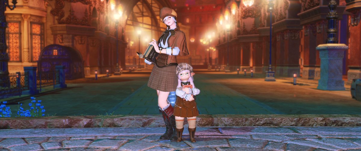 KulutoP's tweet photo. 探偵と助手っぽいやつ撮ってきた #FF14 https://t.co/AIaEJs4Fu8