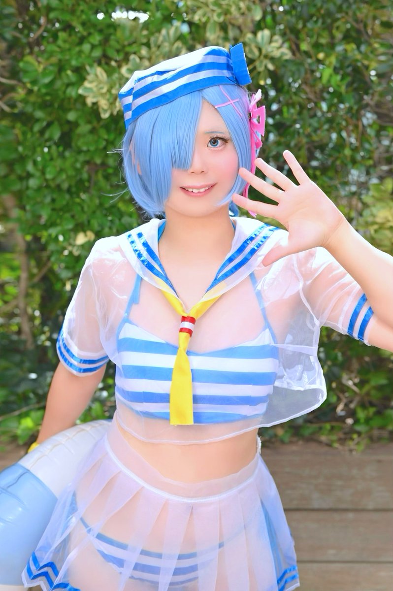COS_SAKI_333's tweet photo. リゼロ/レム　マリンルックver⚓️

📸 写真転送用さん(@_cos_kame_ )
#アコスタ池袋
#cosplay https://t.co/k5ZSK1FCtP