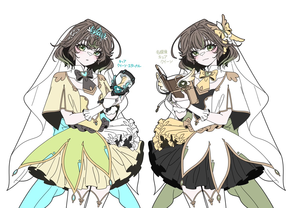 SAKEDONTRAIL_'s tweet photo. スフェーン様 × 名探偵プリキュア！
#FFXIVART #FF14 #precure https://t.co/2kCsaCstjJ