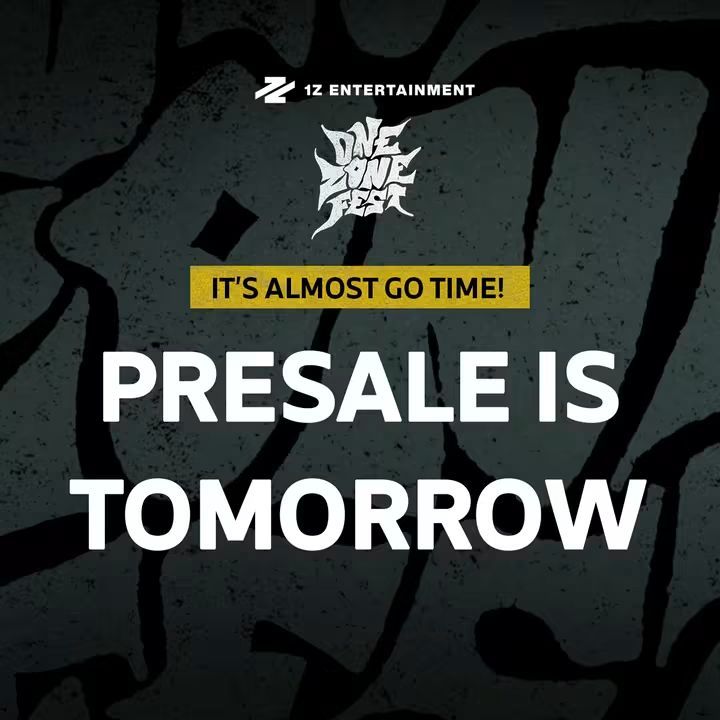 GlobalTrendSB19's tweet photo. SET YOUR ALARMS, READY YOUR METROBANK CARDS! 💳

Exclusive ONE ZONE FEST DAY 1 pre‑selling TOMORROW!

📅 September 29, 2026   
🕛 12:00 NN – 11:59 PM   
🚪 Waiting Room opens at 11:00 AM

Don’t miss your shot — be early, be ready, and secure those tickets!

#OZF #OneZoneFest #1ZEntertainment