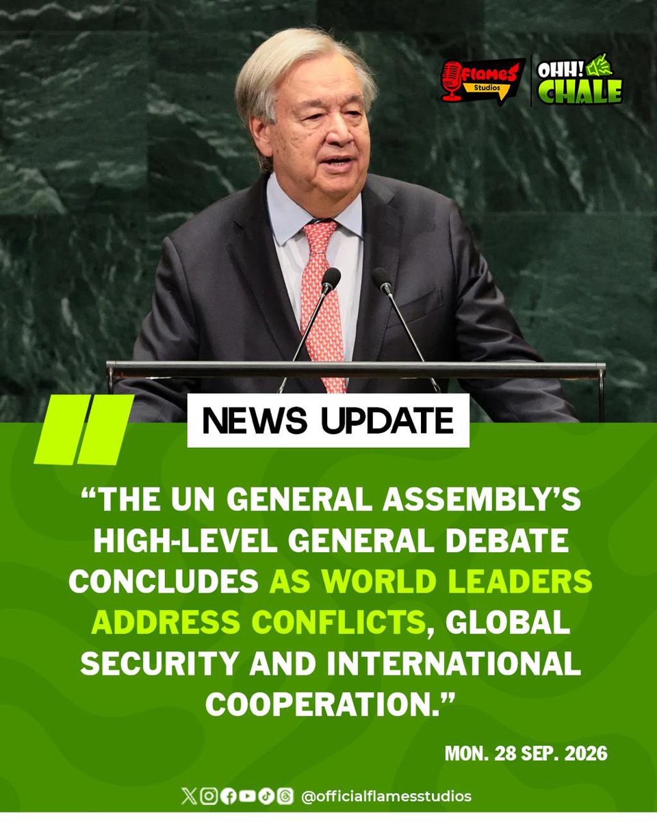 flamesstudios's tweet photo. 📰 TOP STORIES

🇬🇭 Ghana plans a 1,200MW state-owned power plant.

🇬🇧 Five arrested over suspected bomb plot near RAF base.

🇺🇳 UN General Assembly debate concludes.

🇺🇦 Russia &amp; Ukraine exchange fresh strikes.

#FlamesStudios #BreakingNews https://t.co/8LXAwRdTDH