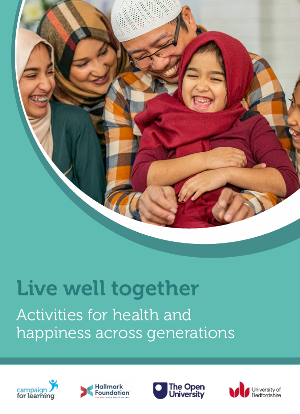 CForLearning's tweet photo. Our Live well together toolkit provides activities to empower people of all ages to lead heathier and happier lives.

Developed in partnership with @HallmarkFDN, @OpenUniversity and @uniofbeds, this intergenerational resource is available for free here: https://t.co/IzPdx4sEUN https://t.co/uFWNuOrHgy