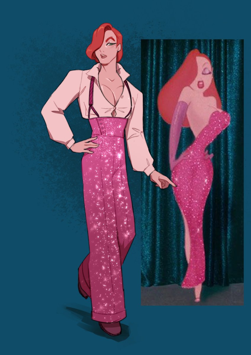Ripushko_Arts's tweet photo. Jessica Rabbit genderbend.

Inspired by 40s fashion. Bare a little chest, add some glitter, and the most ordinary man's look becomes 💫✨🩷 https://t.co/OdayWCUV3K
