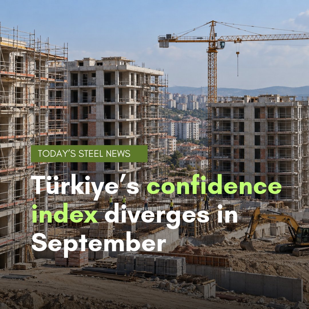 kallanish's tweet photo. Türkiye’s seasonally adjusted construction confidence index slid by 0.2 points on-month to 83.0 in September, the Turkish Statistical Institute (TUIK) says in a note, seen by Kallanish.

Read more: https://t.co/p9nSPeENqF https://t.co/OIcuoMAQiE