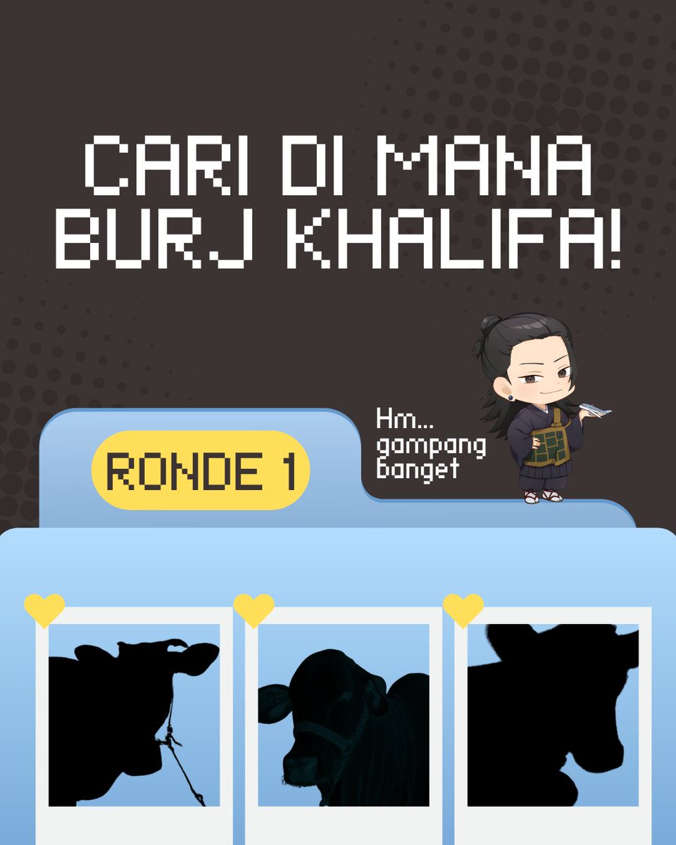 RumahAseep's tweet photo. Udah siap belom? Ronde 1 bantu saya cari Burj Khalifa yang mana. Jawab pake (Kiri, Tengah, Kanan) atau mau dilingkarin fotonya juga boleh. 

Reply sampai 20.02 WIB. https://t.co/t39XeROnCJ