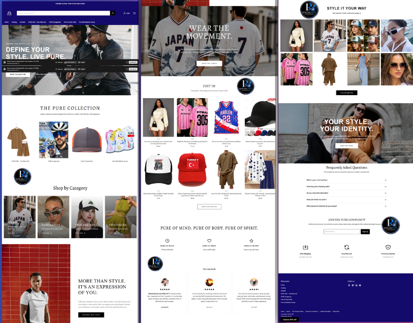 Rachevate's tweet photo. Designed a modern fashion Shopify store focused on branding, UX &amp; conversion.

From the homepage to product discovery, testimonials and FAQs every section has a purpose.

#Rachevate #Shopify #ShopifyDesign #Ecommerce https://t.co/7nqAhrL4sx