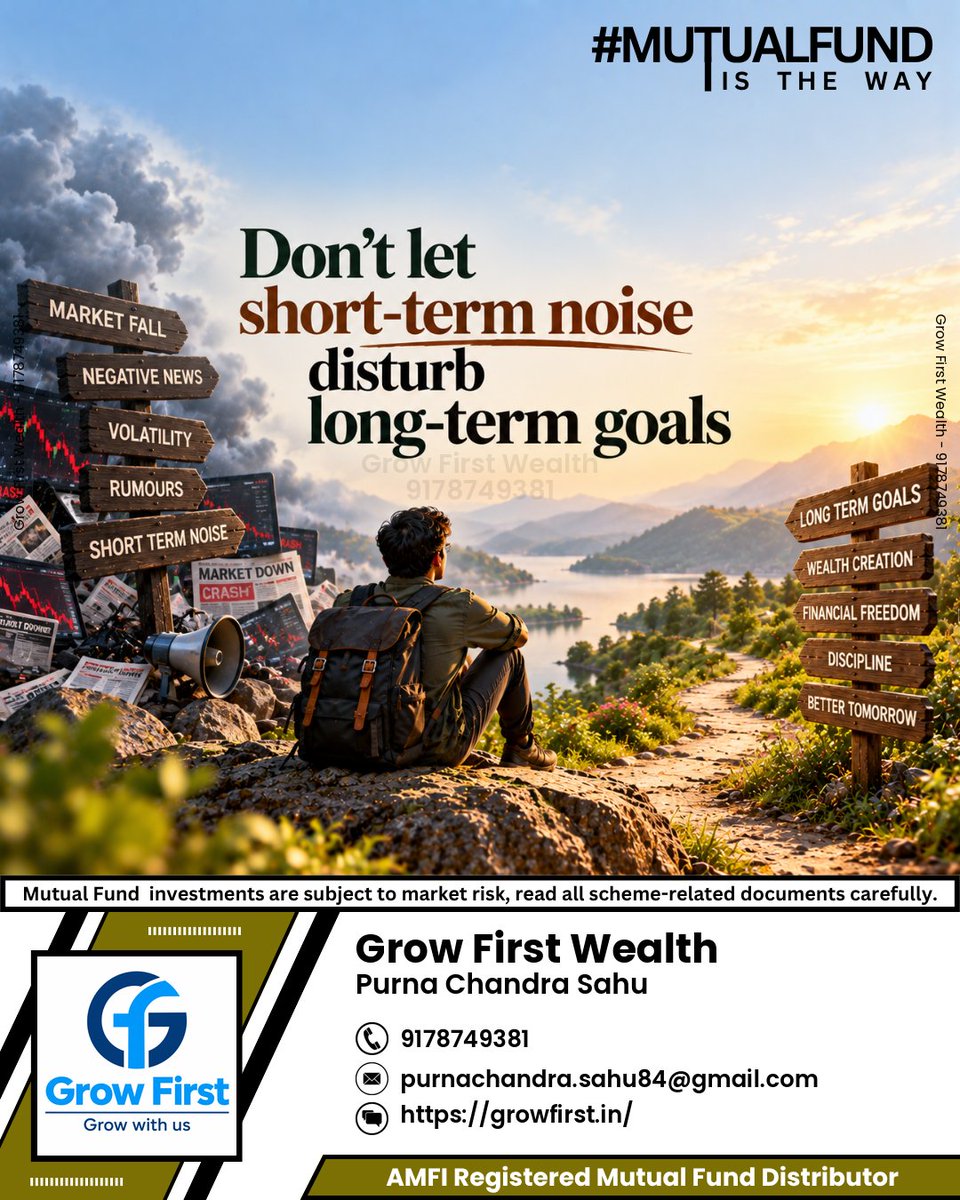 Growfirstt's tweet photo. Market volatility is back as crude, global yields and geopolitical tensions dominate headlines—making long-term discipline more important than short-term noise. 📈🧠
#growfirst #stayinvested #sip #compounding #mfd #mutualfundsahihai https://t.co/ZQhTz95Asc